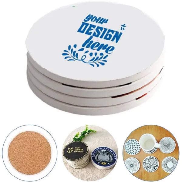 Cork Drinkware Coasters for Drinks Alcohol