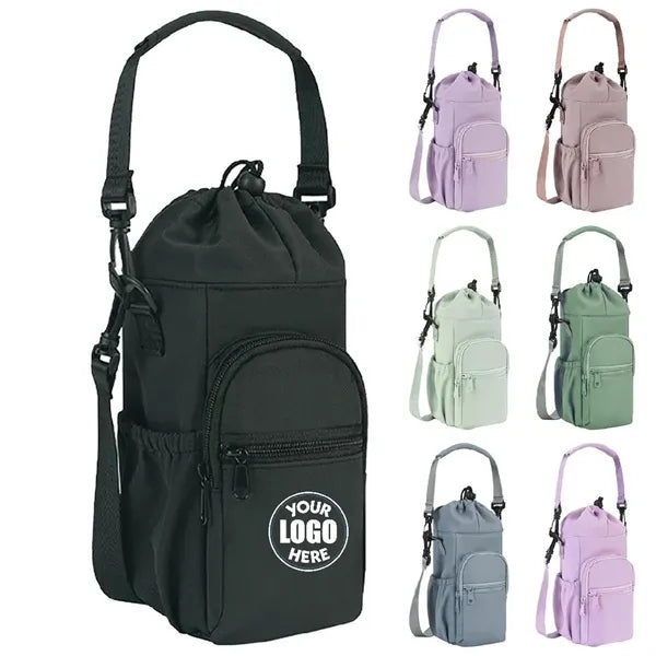 Thermos Bags Water Bottle Sling with Phone Pocket