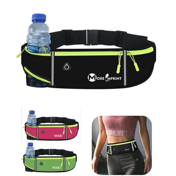 Waterproof Reflective Sports Fanny Pack Hydration Waist Bag