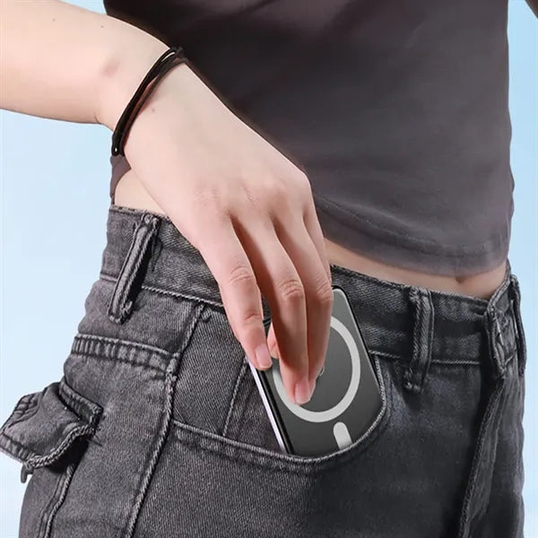 Magnetic Wireless Power Bank (10,000mAh) with Fast Charging