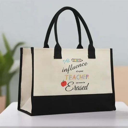 Full Color Imprint Canvas Tote Bag