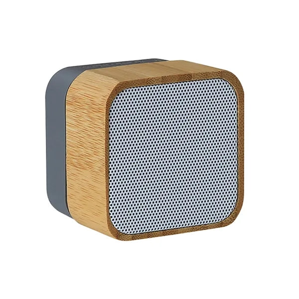 Portable Bamboo Wireless Bluetooth Speaker with LED Light