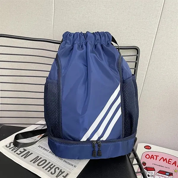Drawstring Sports Backpack for Fitness and Travel