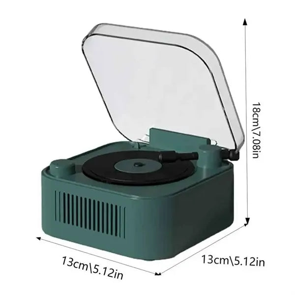 Retro Turntable Wireless Bluetooth Speaker