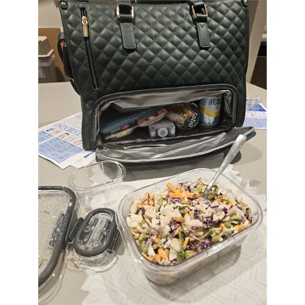 2-in-1 laptop lunch tote bag