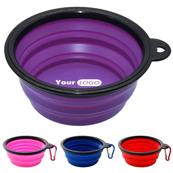 Tpr Portable Foldable Pet Bowl For Going Out