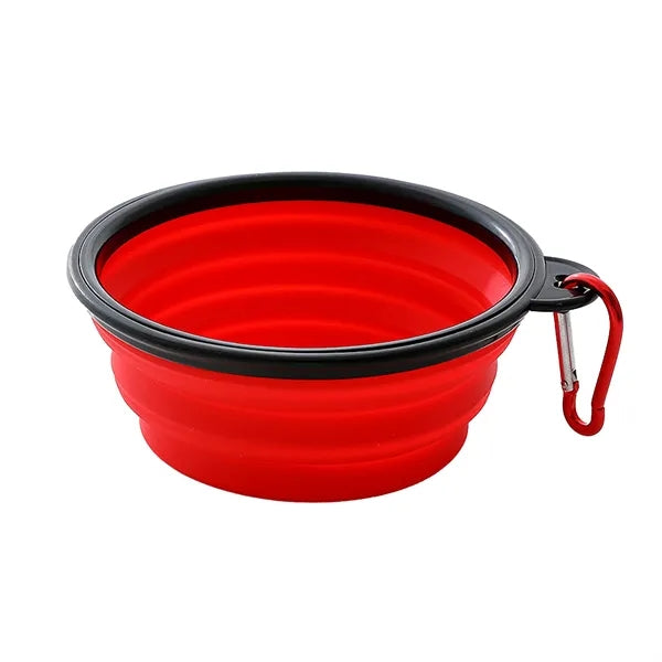 Tpr Portable Foldable Pet Bowl For Going Out