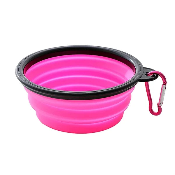 Tpr Portable Foldable Pet Bowl For Going Out
