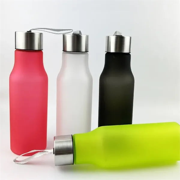20oz Frosted Plastic Cup Outdoor Sports Water Bottle