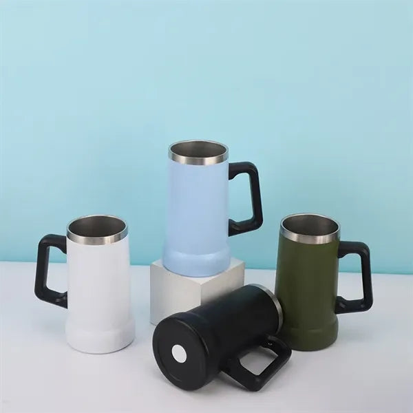 20oz Stainless Steel Beer Mug Double Wall Insulation Cup