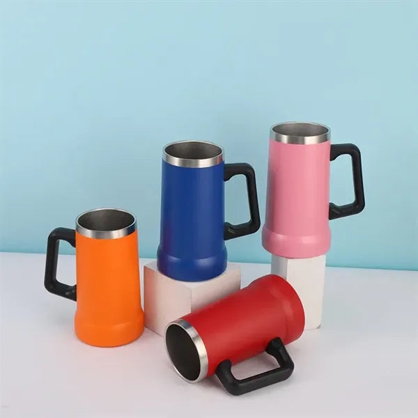 20oz Stainless Steel Beer Mug Double Wall Insulation Cup