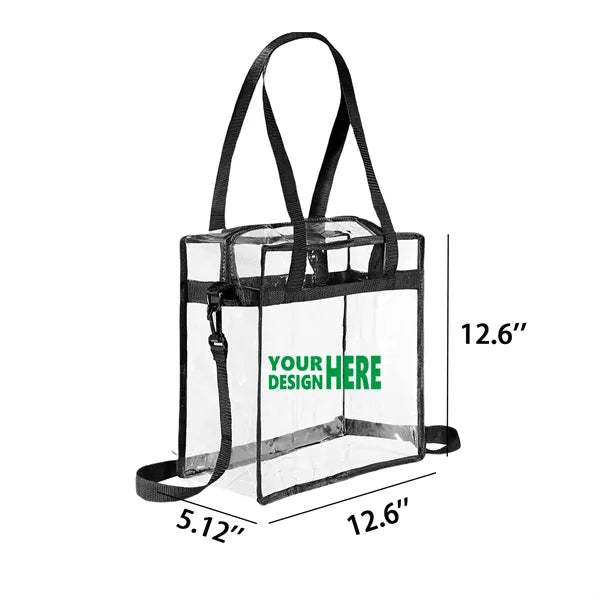 Clear PVC Bag Stadium Tote