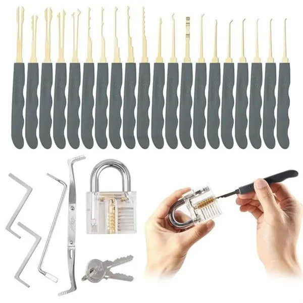 24Pcs Lock Training Skill Set
