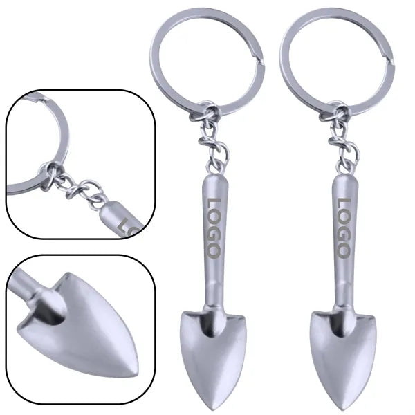 Compact Shovel Keychain Alloy Gift