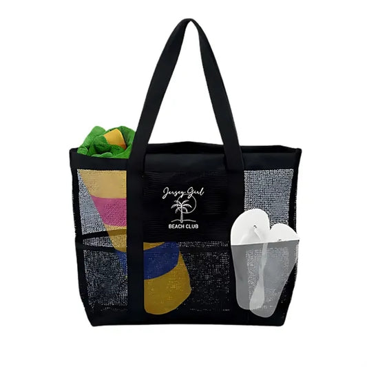 Deluxe Mesh Beach Tote Bag