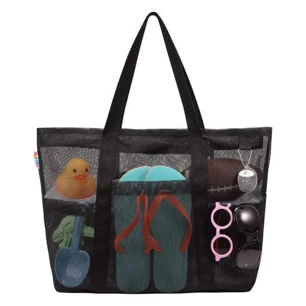 Deluxe Mesh Beach Tote Bag