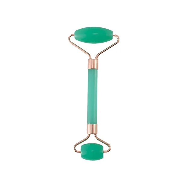 Natural Crystal Jade Roller - Dual-Head Facial Massager