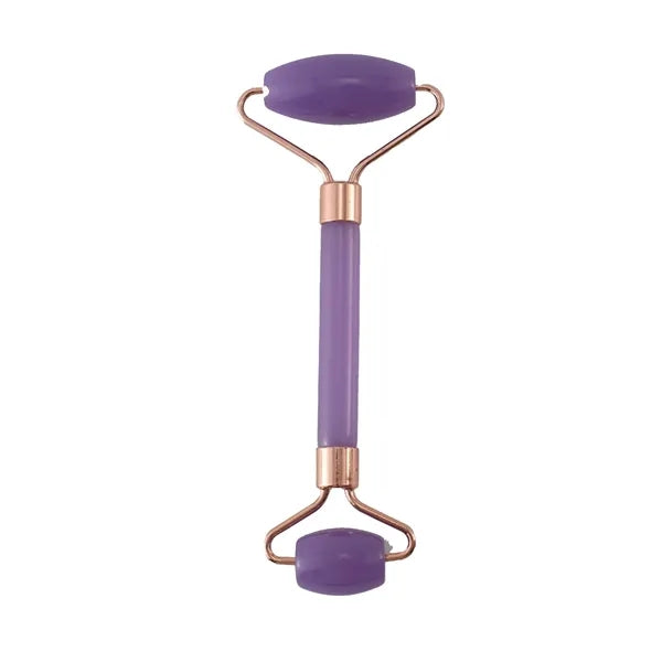 Natural Crystal Jade Roller - Dual-Head Facial Massager