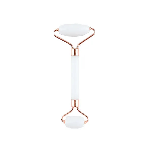 Natural Crystal Jade Roller - Dual-Head Facial Massager