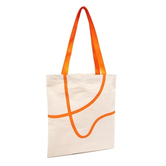 Recycled Canvas Magazine Tote Bag