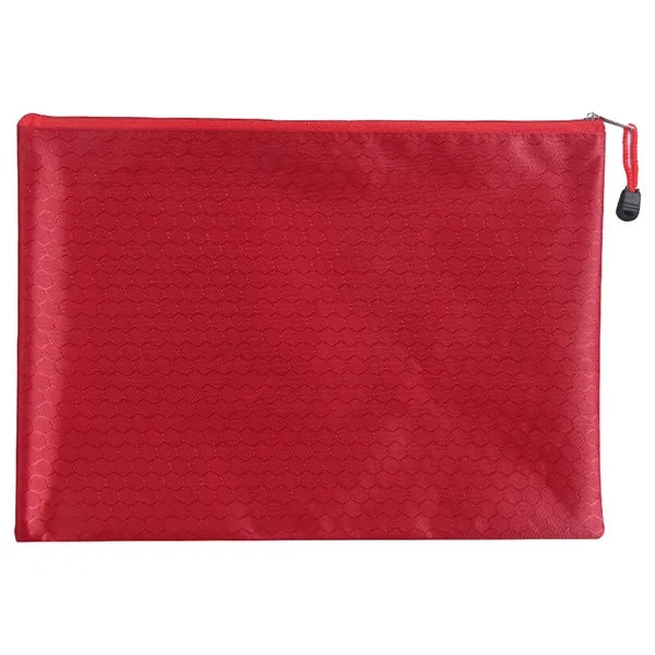 Pvc Football Pattern Waterproof Zipper File Bag