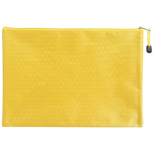 Pvc Football Pattern Waterproof Zipper File Bag
