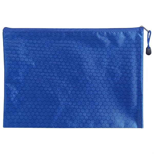 Pvc Football Pattern Waterproof Zipper File Bag