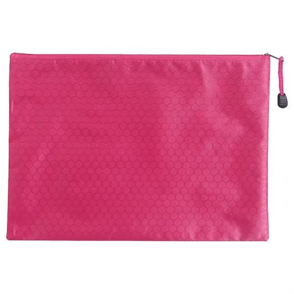 Pvc Football Pattern Waterproof Zipper File Bag