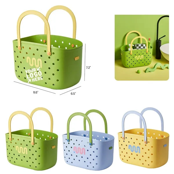 Spacious Multi-Purpose Tote for Bath or Beach Essentials