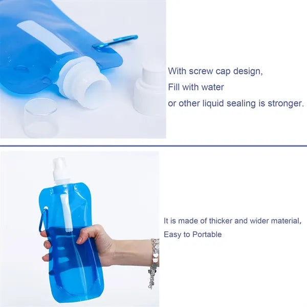 Collapsible Sports Water Leak Proof Travel Bottles