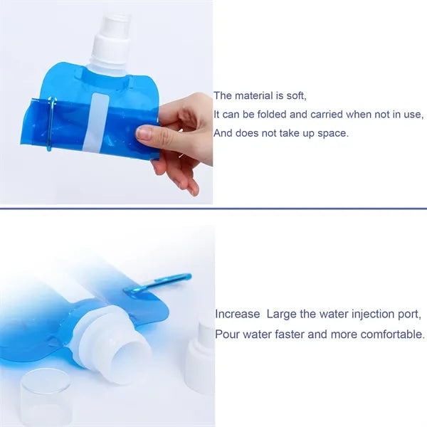Collapsible Sports Water Leak Proof Travel Bottles