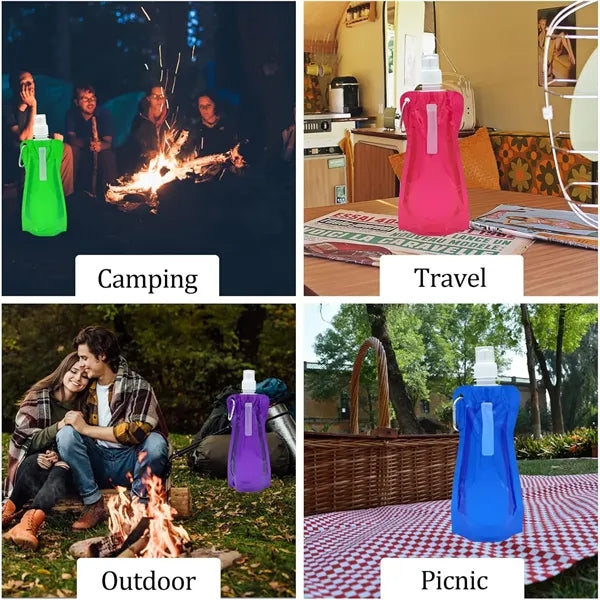 Collapsible Sports Water Leak Proof Travel Bottles