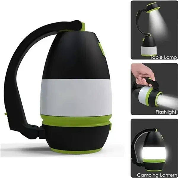 Rechargeable Camping Torch 3 In 1 Desk Lantern
