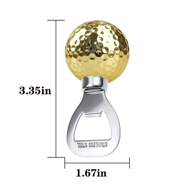 Colourful Golf Ball Shaped Beer Bottle Opener