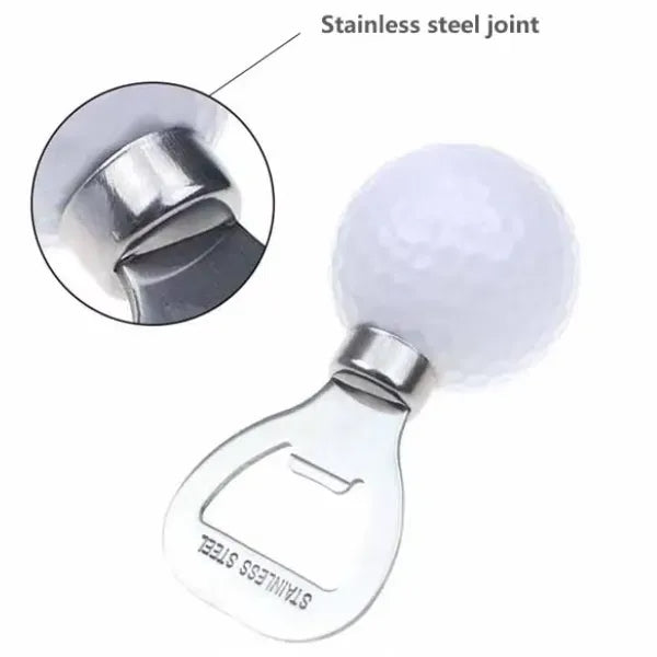 Colourful Golf Ball Shaped Beer Bottle Opener
