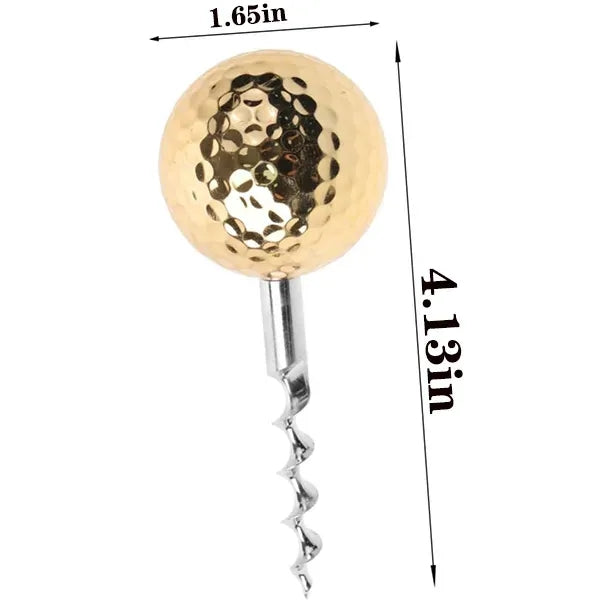 Mini Pocket Golf Ball Shaped Wine Opener/Corkscrews