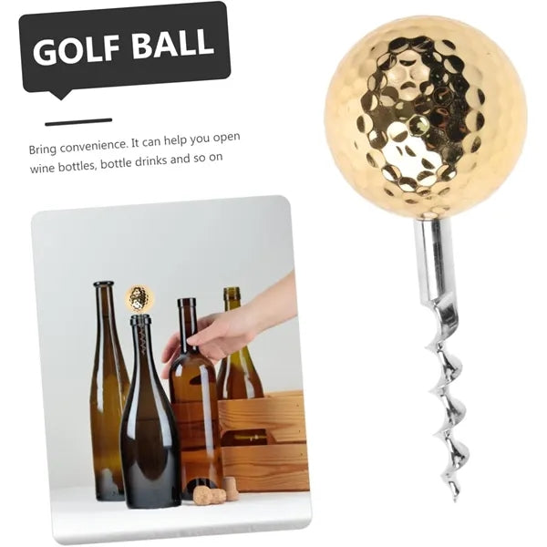 Mini Pocket Golf Ball Shaped Wine Opener/Corkscrews
