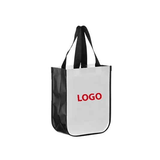 Waterproof Non-woven Laminated Grocery Bag Round Corner