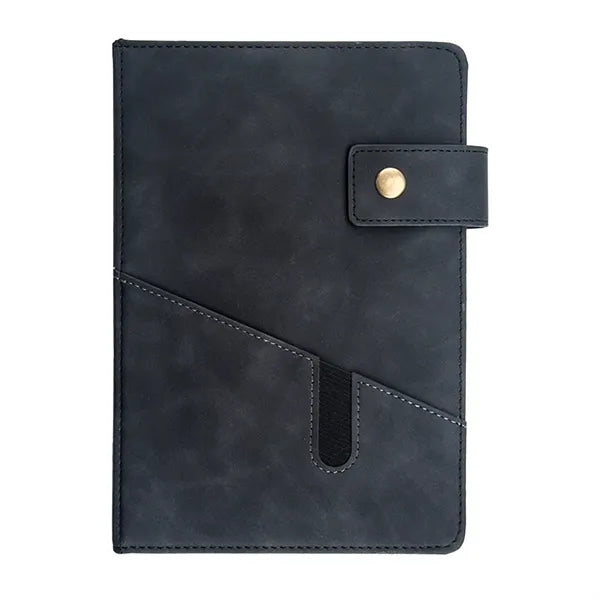 A5 Leather Notebook Multi-Function Journal with pocket