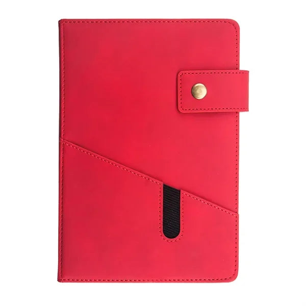 A5 Leather Notebook Multi-Function Journal with pocket