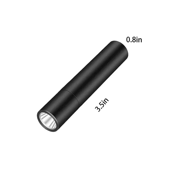 USB Rechargeable LED Mini Flashlight Zoomable Powerful Beam