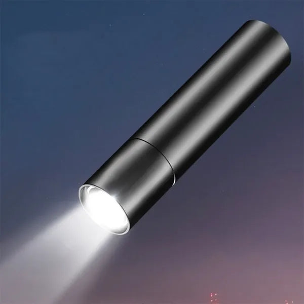 USB Rechargeable LED Mini Flashlight Zoomable Powerful Beam