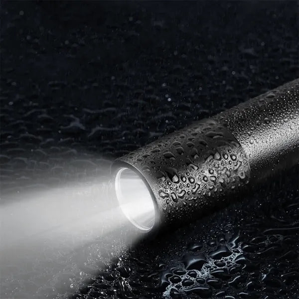 USB Rechargeable LED Mini Flashlight Zoomable Powerful Beam