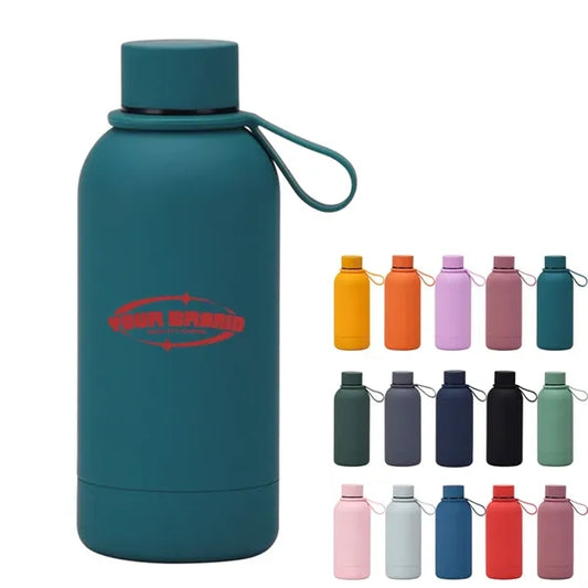 12oz. Portable Travel Mug Insulated Water Bottle with Handle