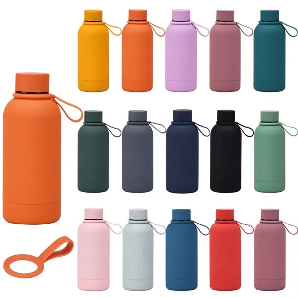 12oz. Portable Travel Mug Insulated Water Bottle with Handle