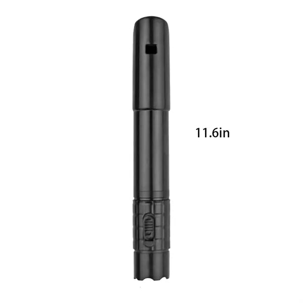 Multi-Function LED Flashlight Pen with Whistle and Keychain