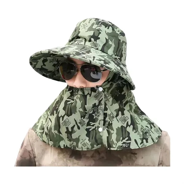 Fishing Sun Hat with Neck Flap for Men