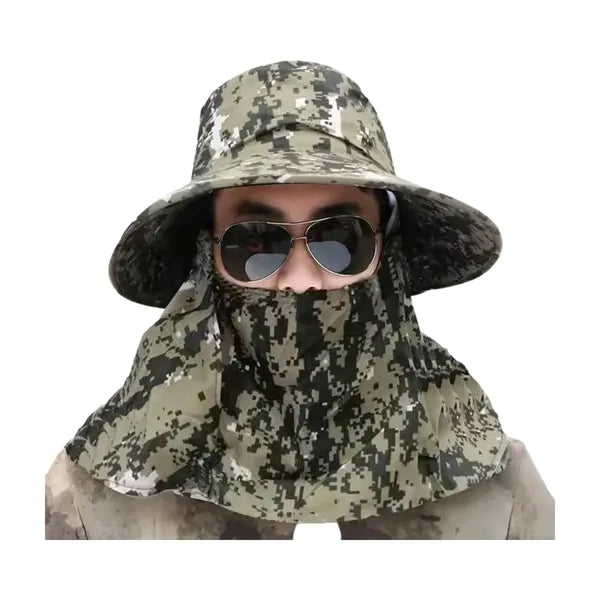 Fishing Sun Hat with Neck Flap for Men