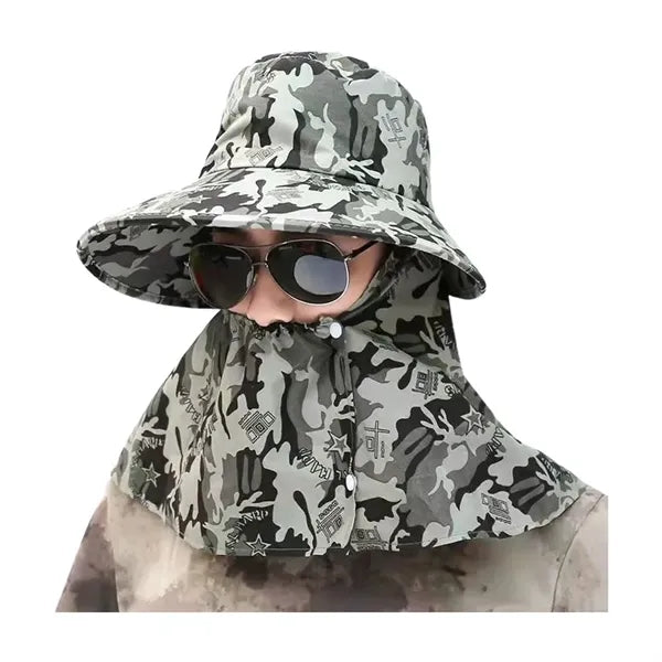 Fishing Sun Hat with Neck Flap for Men