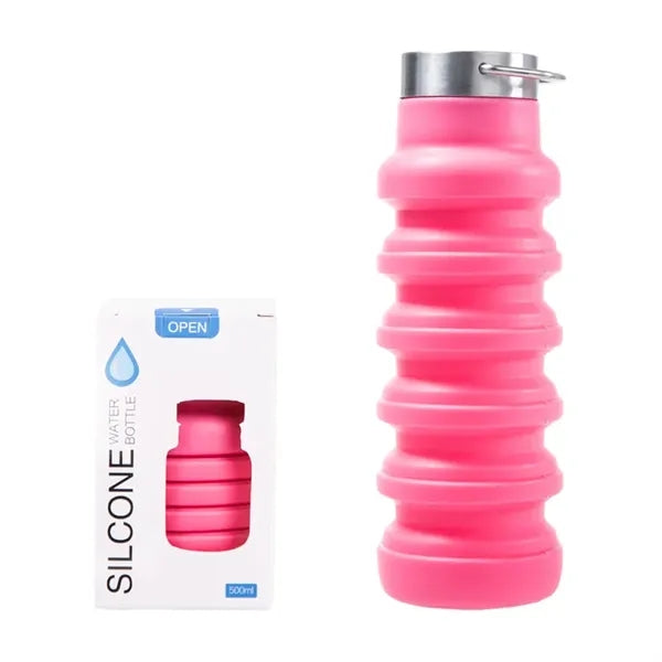 Foldable Drinking Silicone Bottle